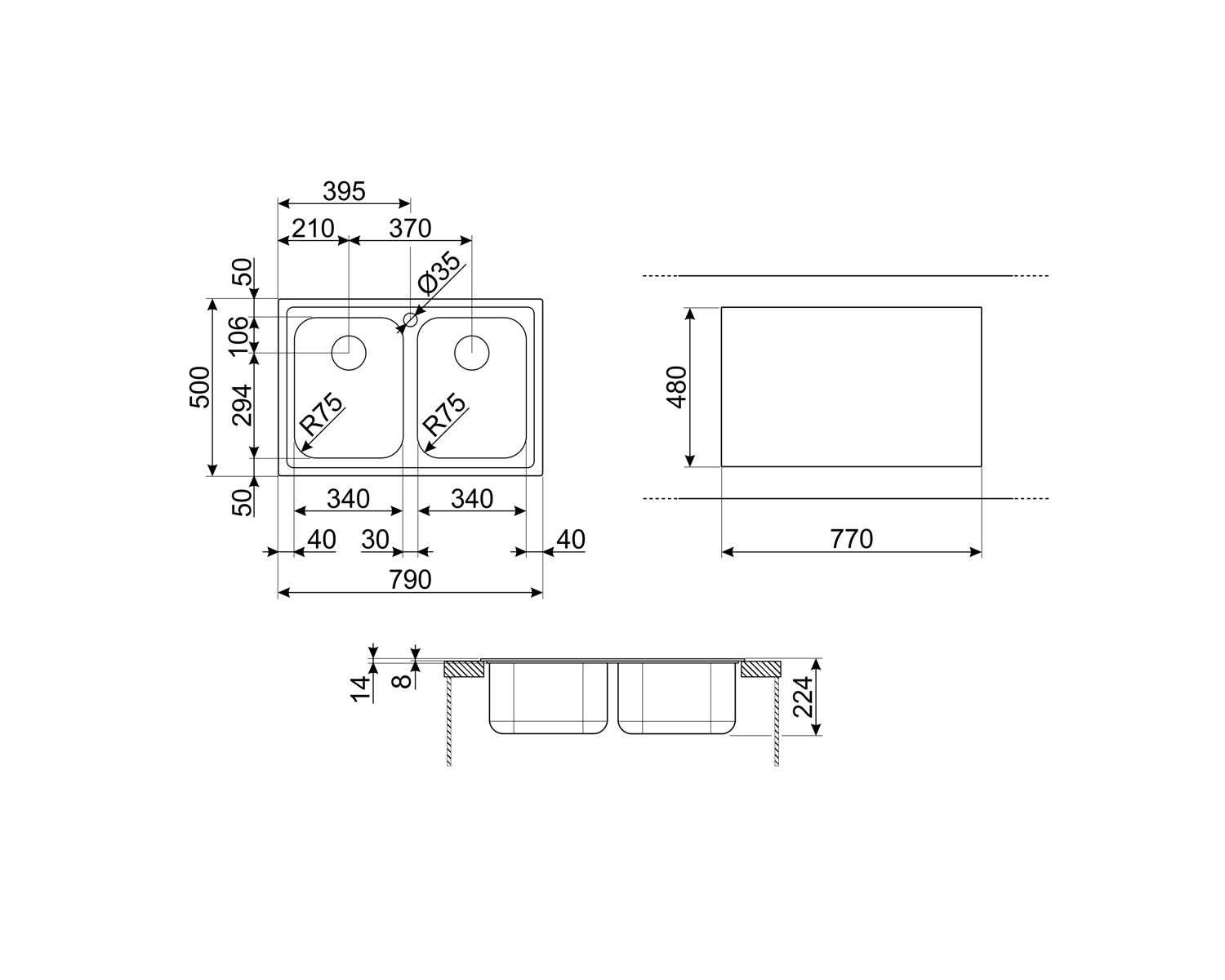 SP792-2 disegno tecnico
