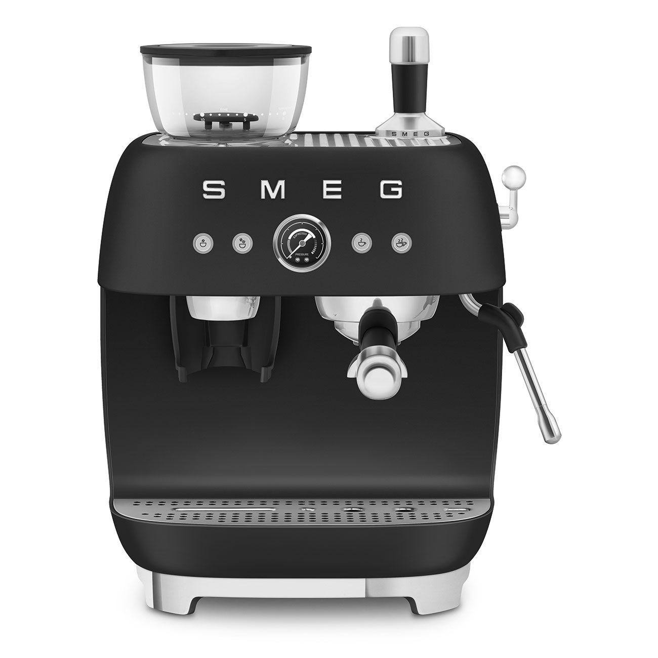 Macchina per caffè espresso manuale con macinacaffè Smeg EGF03 50's Style - immagine 8