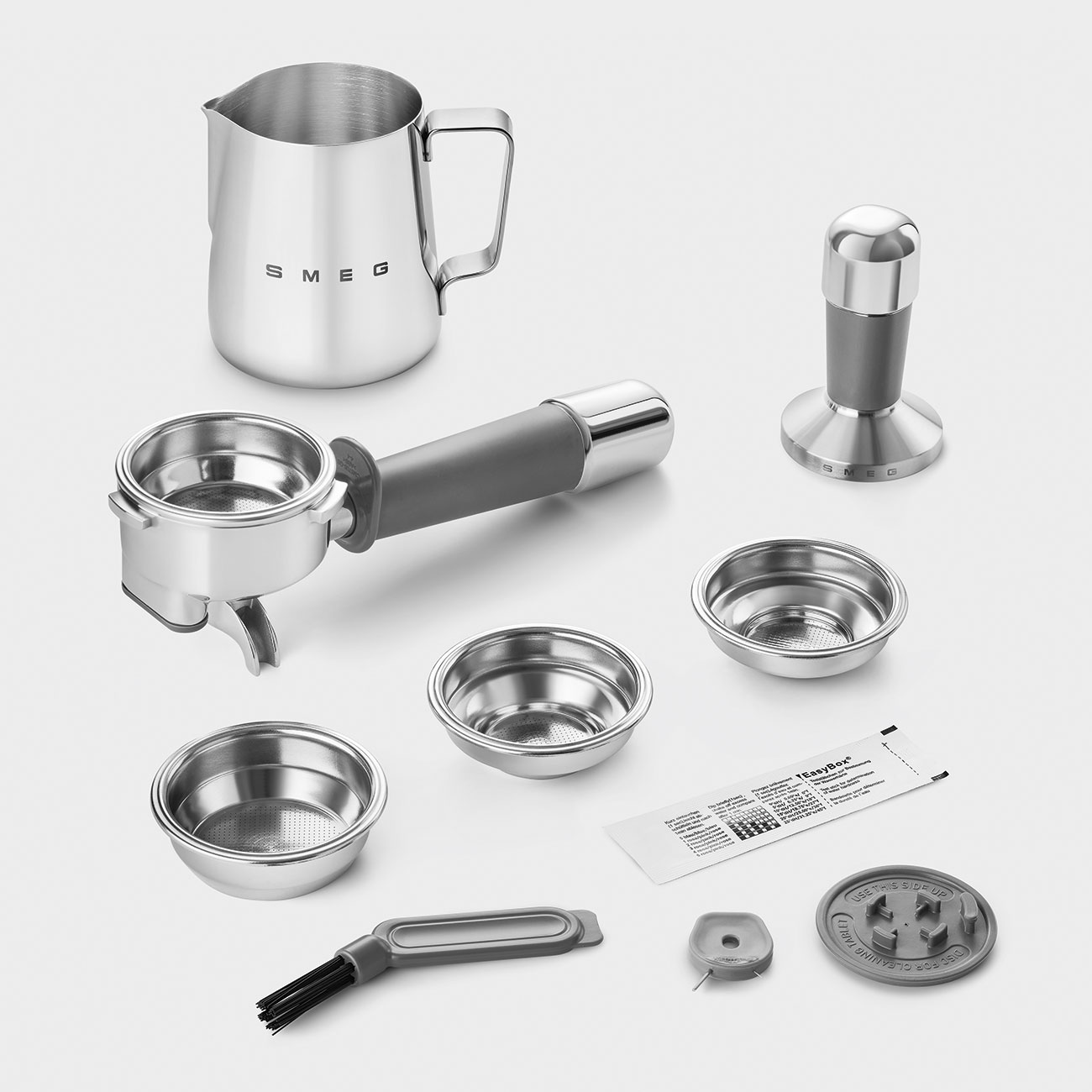Macchina per caffè espresso manuale con macinacaffè Smeg EGF03 50's Style - immagine 14