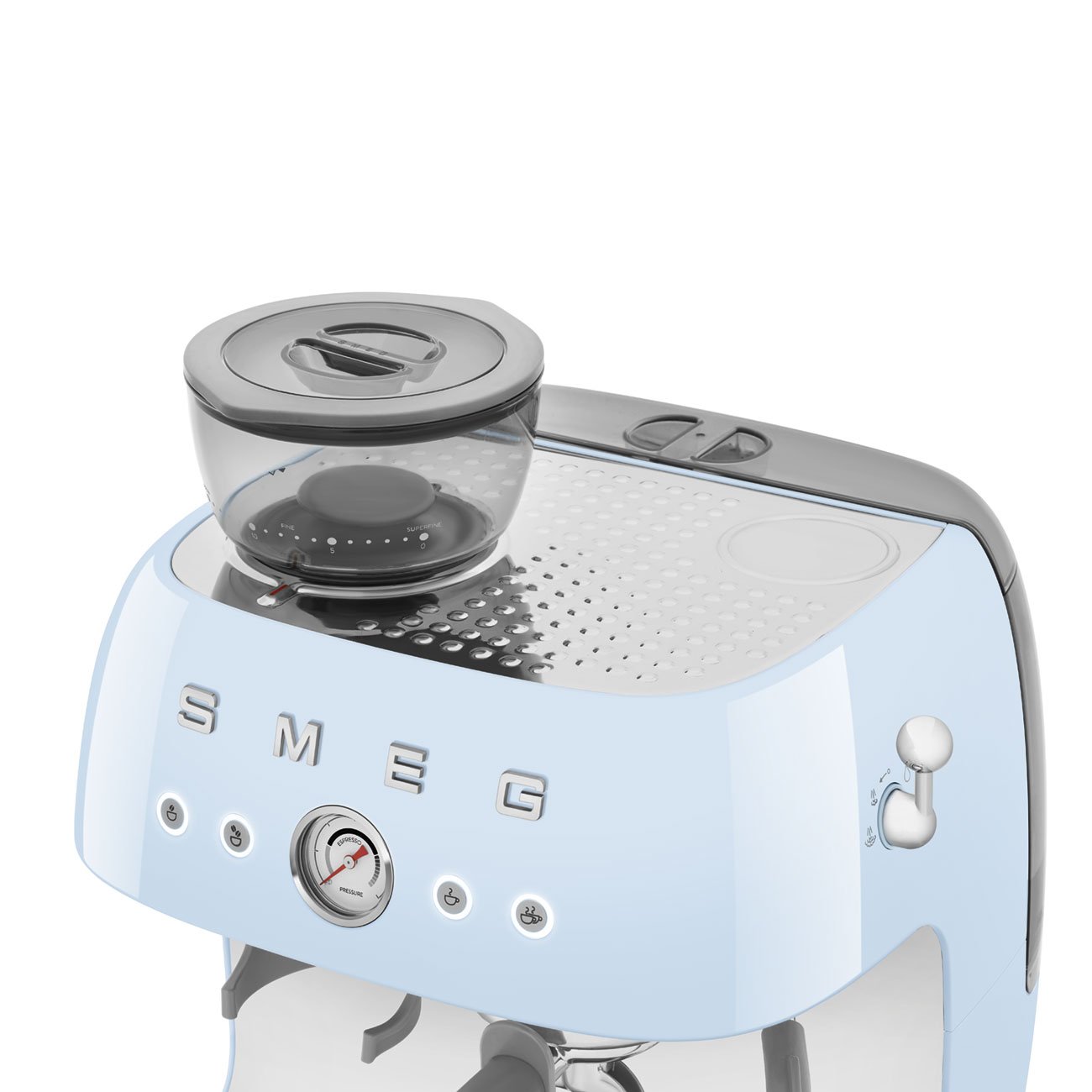 Macchina per caffè espresso manuale con macinacaffè Smeg EGF03 50's Style - immagine 13