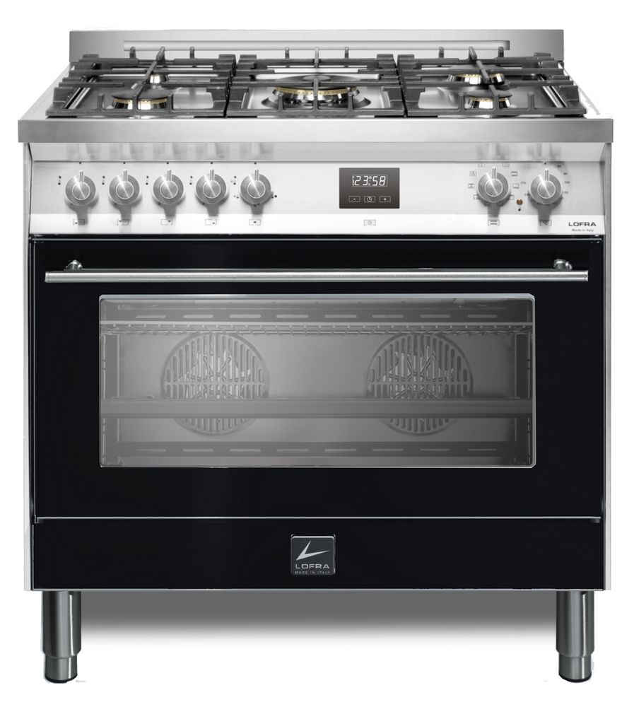 Lofra PNMG96WMFT/AEO Cucina Venezia Mono Forno da 90 cm - Nero lucido