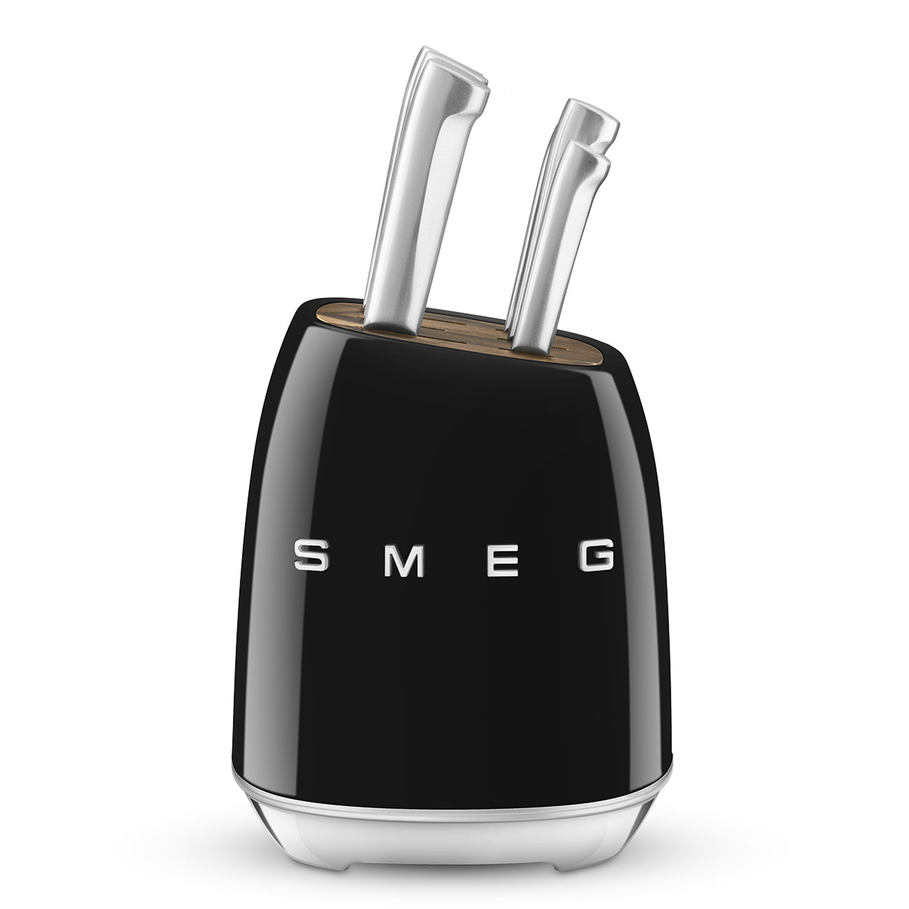 Ceppo portacoltelli con set coltelli incluso Smeg KBSF02BL