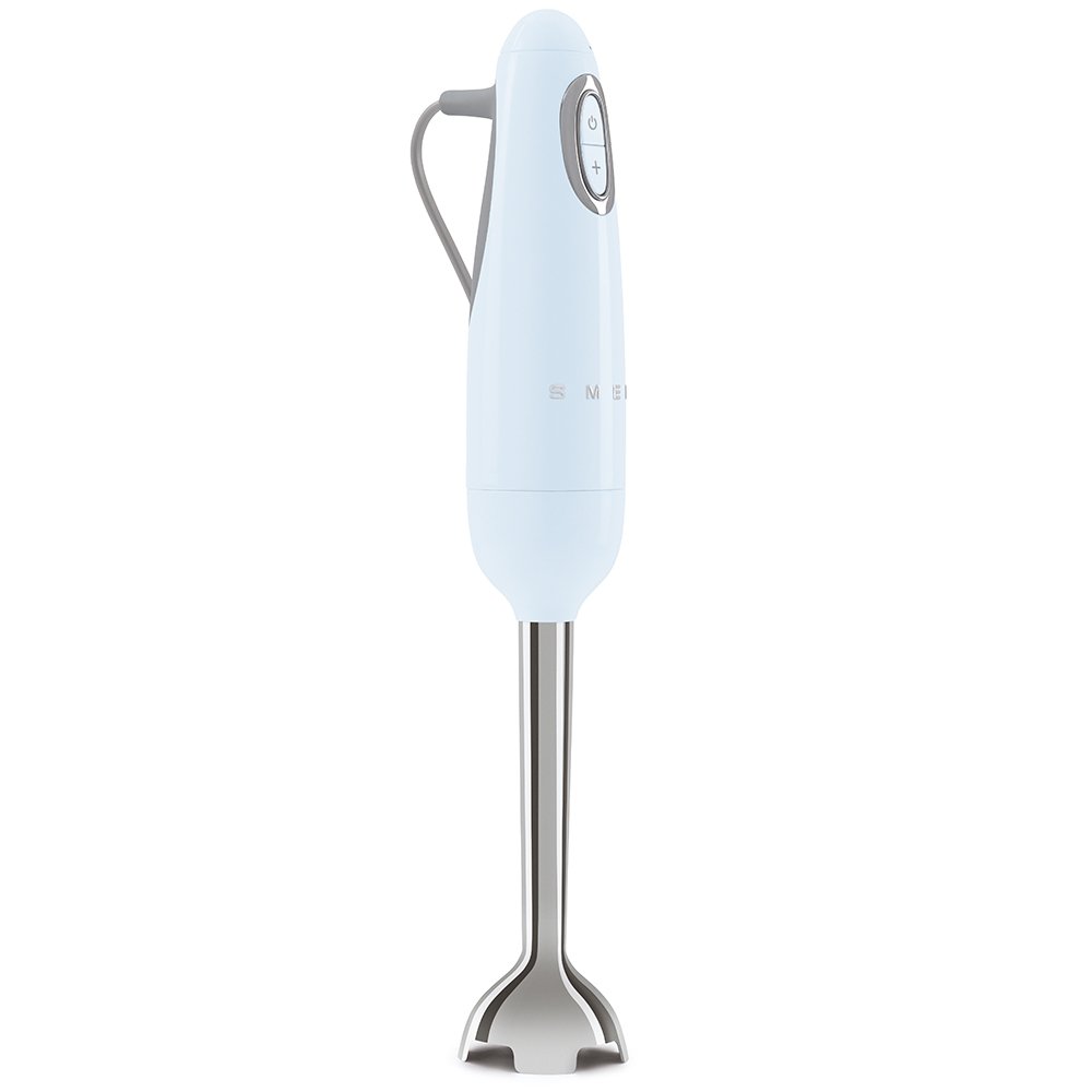 Frullatore a immersione azzurro Smeg HBF03PBEU lato