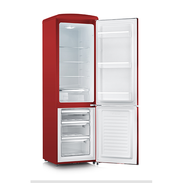 Severin RKG 8917 Frigorifero retrò combinato colorato - Rosso - immagine 2