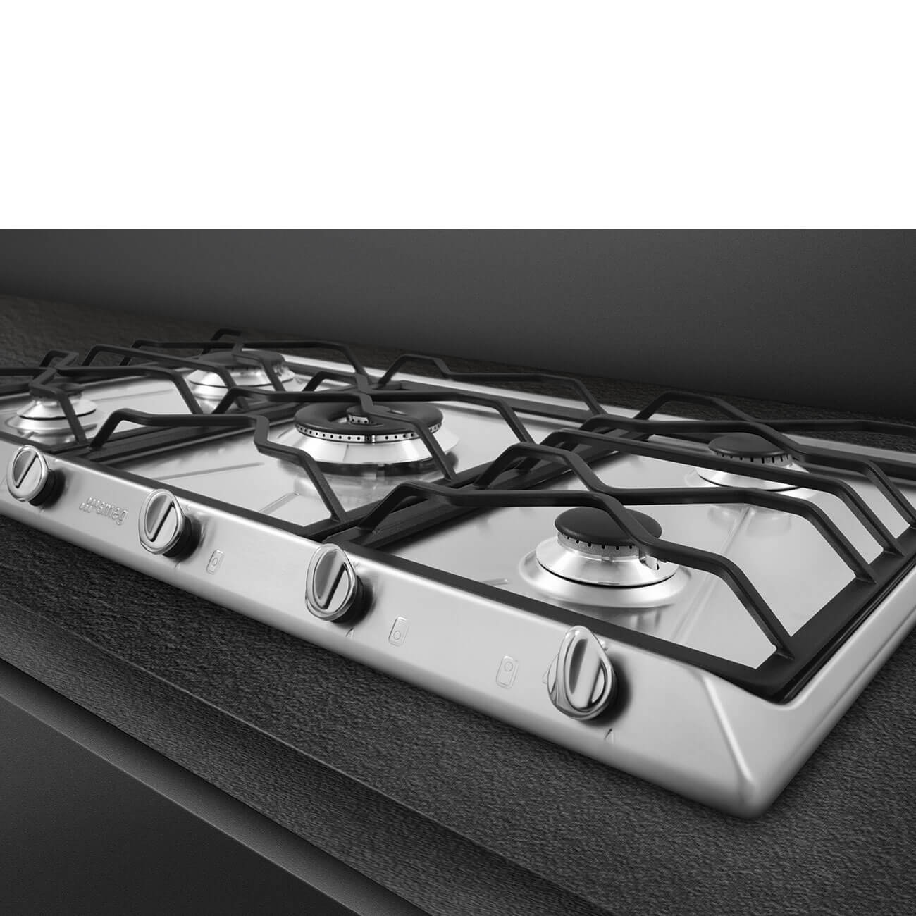 Smeg SRV596O piano cottura a gas acciaio inox