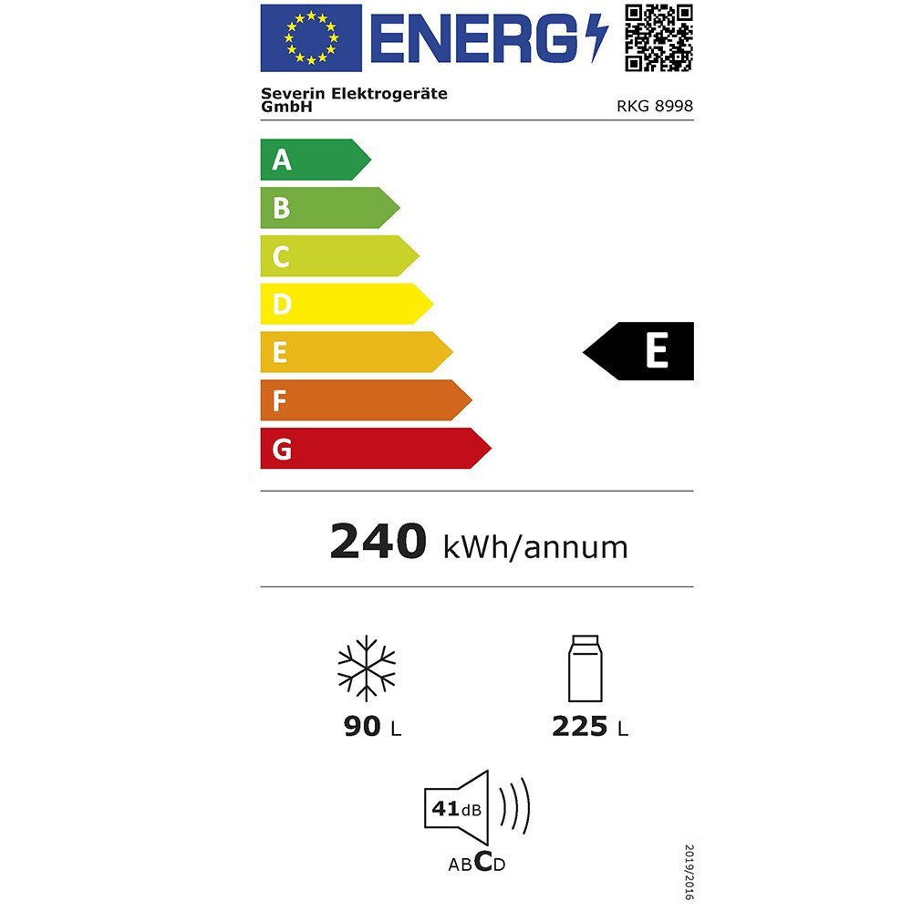 Severin RKG8998 etichetta energetica