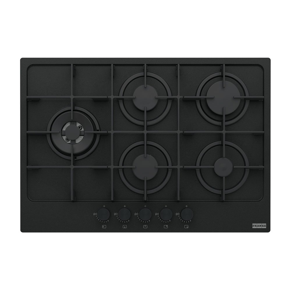 Franke FHMA7554GDCLMBC piano cottura a gas nero matt 75 cm