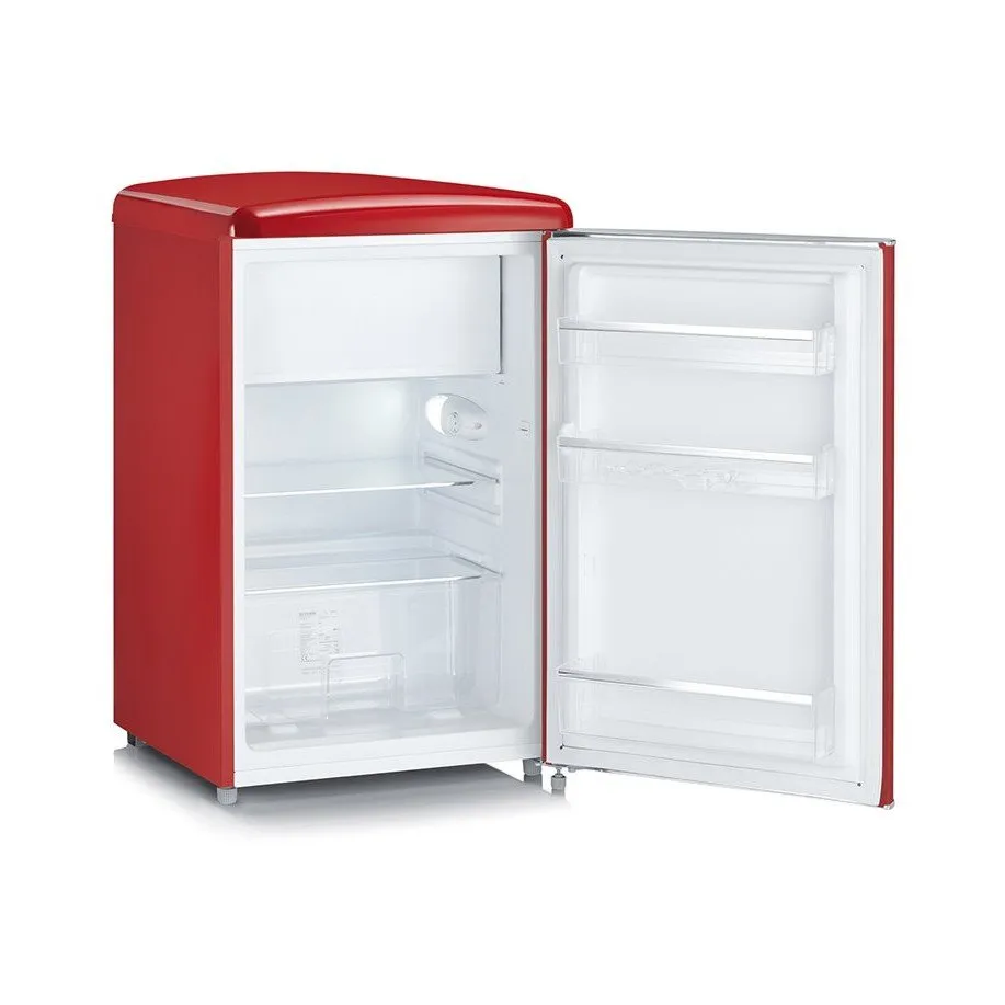 Severin RKS 8830 frigorifero sottotavolo rosso aperto