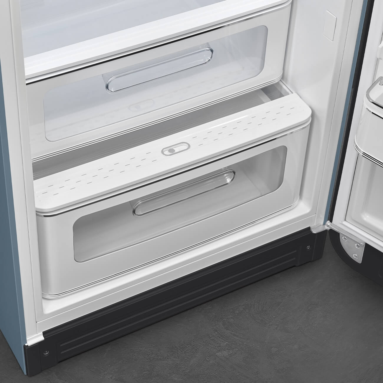 Frigorifero Monoporta Anni 50 Smeg FAB28 - Storm Blue - Serie 6 - immagine 5