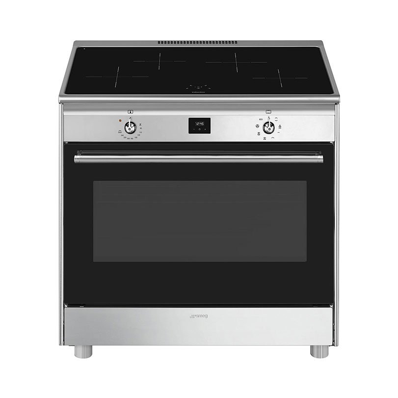 Smeg CG90CIXT cucina con piano a induzione e forno elettrico