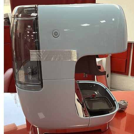 Smeg EGF03PBEU macchina da caffè azzurra laterale