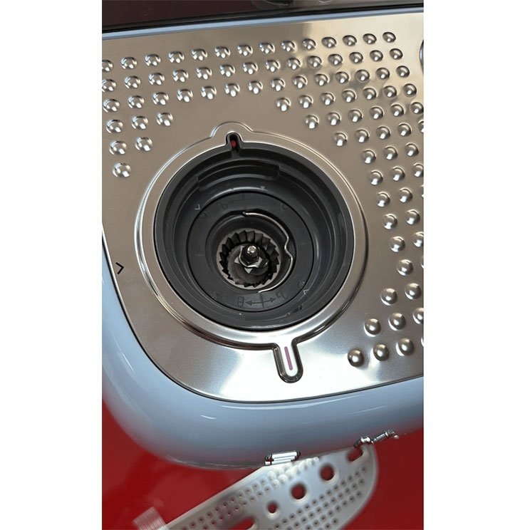 Smeg EGF03PBEU macchina da caffè azzurra dettaglio
