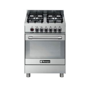 Tecnogas TCN1S66EG4X cucina acciaio inox
