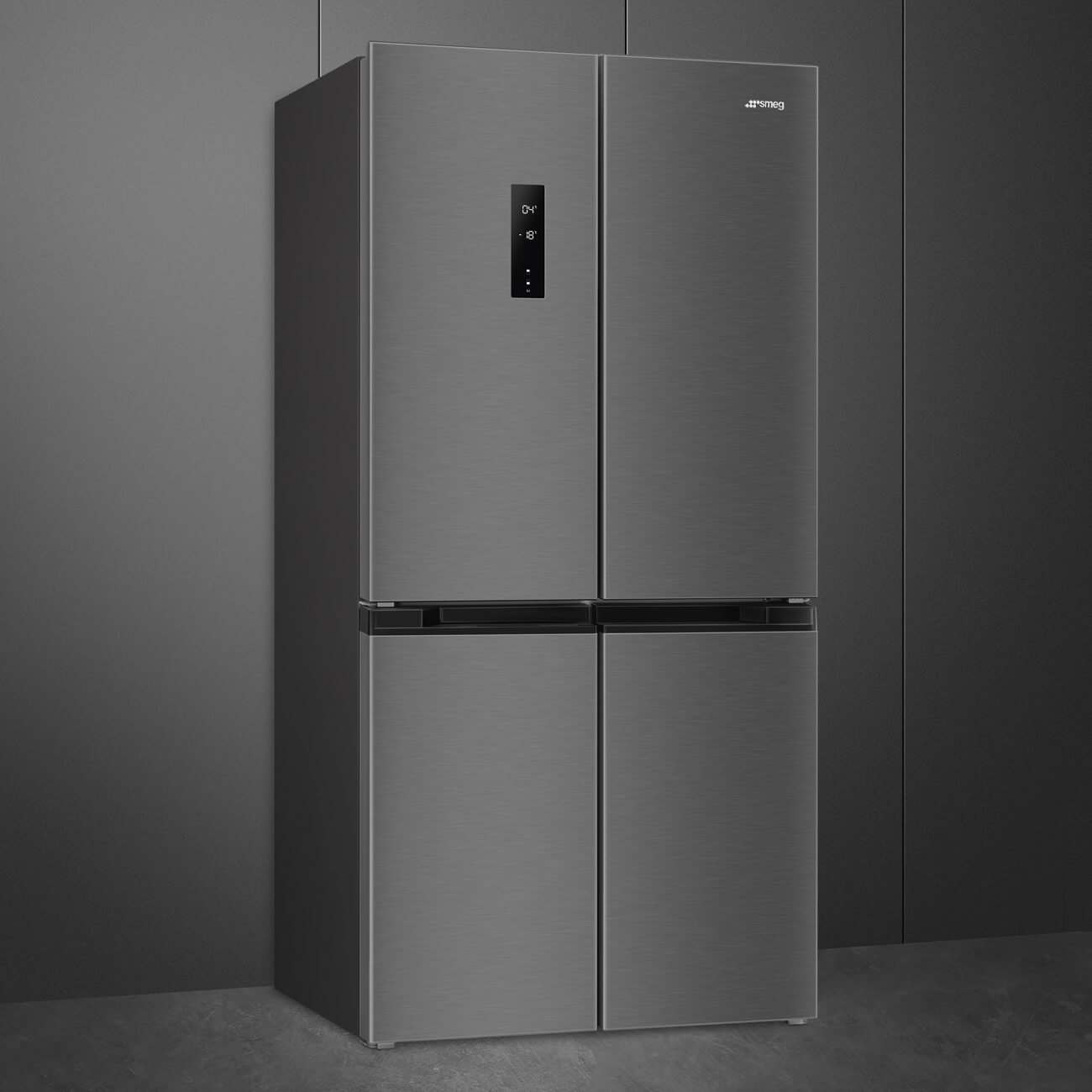 Smeg FQI48KD frigorifero per libera installazione acciaio inox