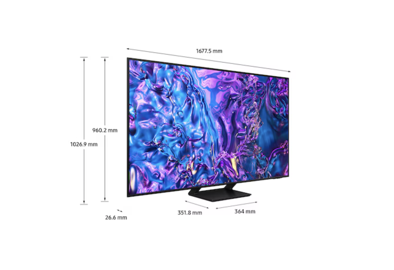 Samsung TV QE75Q70DATXZT QLED 4K SMART TV 75" - immagine 3
