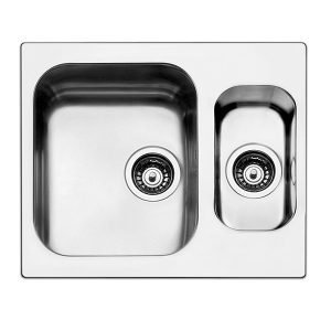 Lavello Apell TO3415IBC Torino Premium, 1 vasca 1/2 - Acciaio inox
