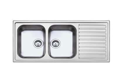 Apell AV1162I Lavello 2 vasche con gocciolatoio – Acciaio Inox