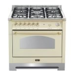 Lofra RBIG96GVGT/Ci Cucina a gas Dolcevita da 60 cm, monoforno – Avorio