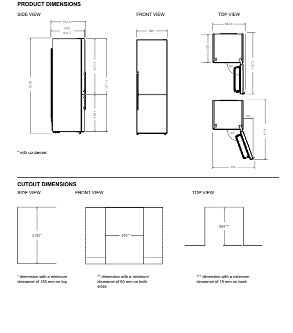 RBM60F5FXNC disegno tecnico