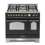 Lofra RNMD96GVGTE/Ci Cucina a gas Dolcevita 90 cm, doppio forno – Nero