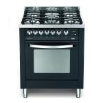 Lofra PNM76MFT/C Cucina Rainbow 70 cm con forno elettrico – Nero Matt