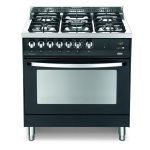 Lofra PNMG86MFT/C Cucina Rainbow con forno elettrico da 80 cm – Nero Matt