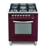 Lofra PR76MFT/C Cucina Rainbow 70 cm con forno elettrico – Burgundy