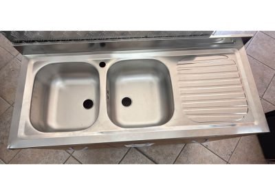 Offerta OUTLET – Apell PI1202 Lavello da Appoggio 120×50 cm – Inox