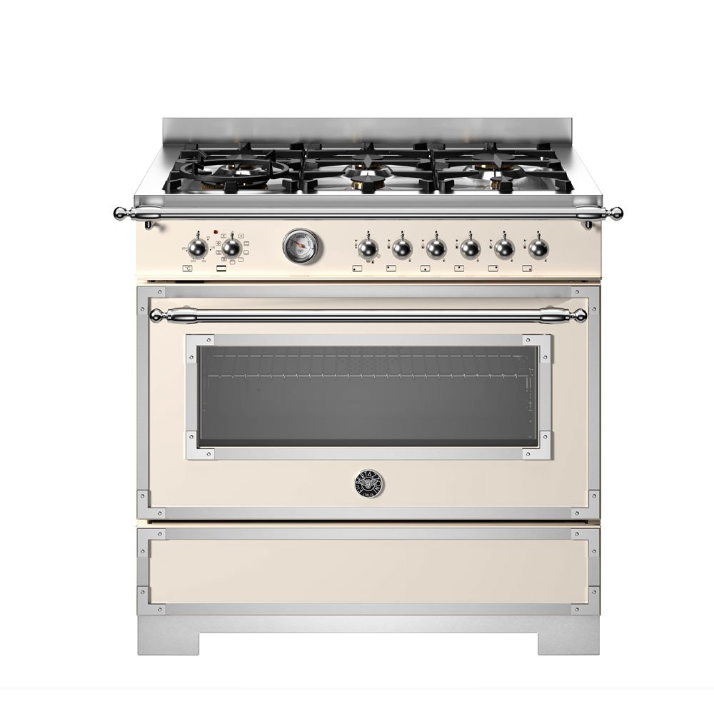 Cucina Bertazzoni HER96L1EAVT2 Heritage Avorio da 90 cm
