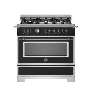 Cucina Bertazzoni HER96L1ENET2 Heritage nera da 90 cm