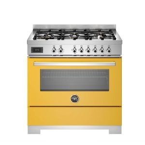 Bertazzoni PRO96L1EGIT2 cucina colorata professional gialla 90 cm